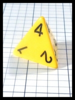 Dice : Dice - 4D - Yellow Large - Ebay Aug 2014